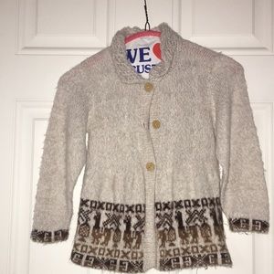Girls alpaca sweater
